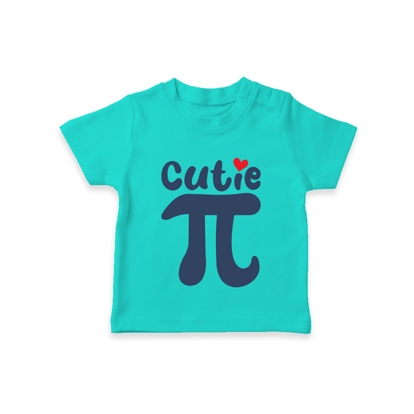 Cutie Pie TShirt | Custom Baby TShirt for Your Little Cutie - TEAL - 0-5 Months Old (Chest 17")