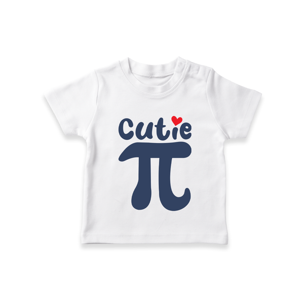 Cutie Pie TShirt | Custom Baby TShirt for Your Little Cutie - WHITE - 0-5 Months Old (Chest 17")