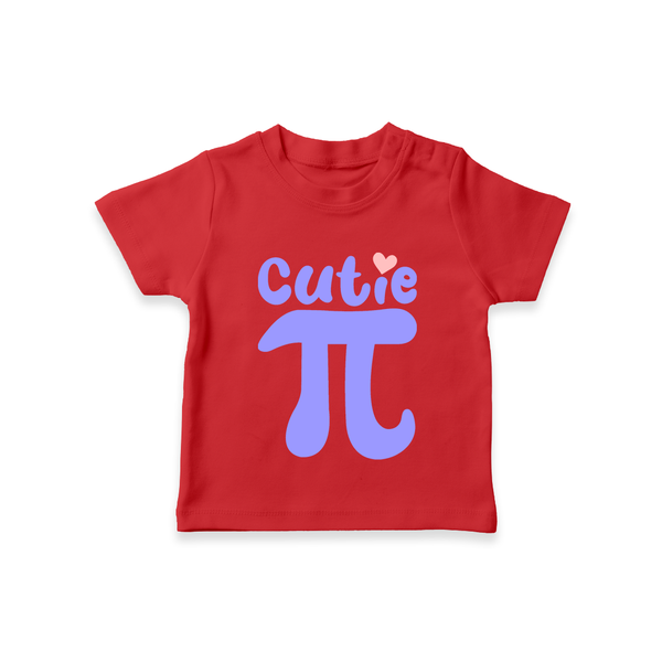 Cutie Pie TShirt | Custom Baby TShirt for Your Little Cutie - RED - 0-5 Months Old (Chest 17")