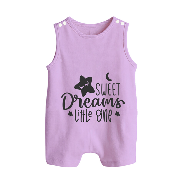 Sweet Dreams Little One Romper Suit | Personalized Baby Romper Suit for Sweet Slumbers - LILAC - 0 - 5 Months Old (Chest 18")