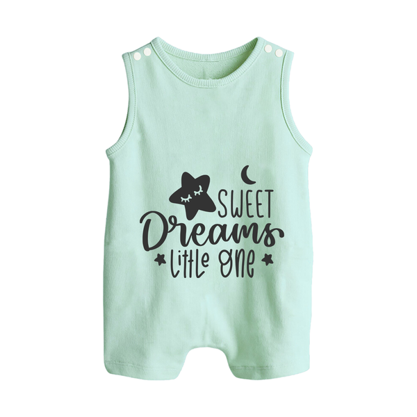 Sweet Dreams Little One Romper Suit | Personalized Baby Romper Suit for Sweet Slumbers - MINT GREEN - 0 - 5 Months Old (Chest 18")