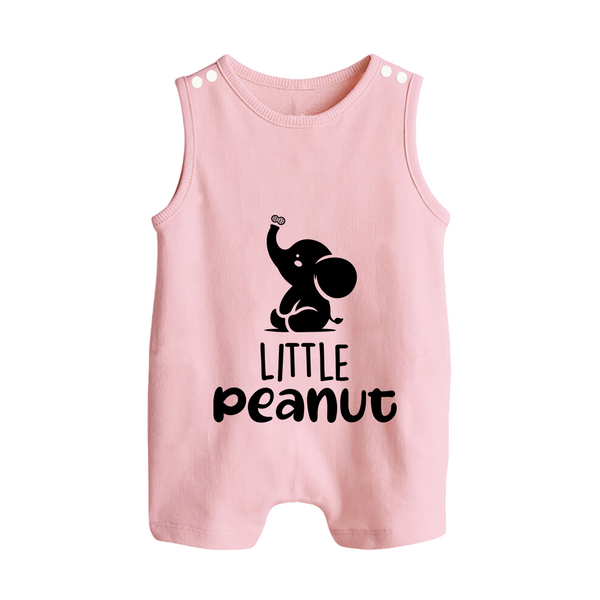 Little Peanut Romper Suit | Custom Baby Romper Suit for Your Little One - BABY PINK - 0 - 5 Months Old (Chest 18")