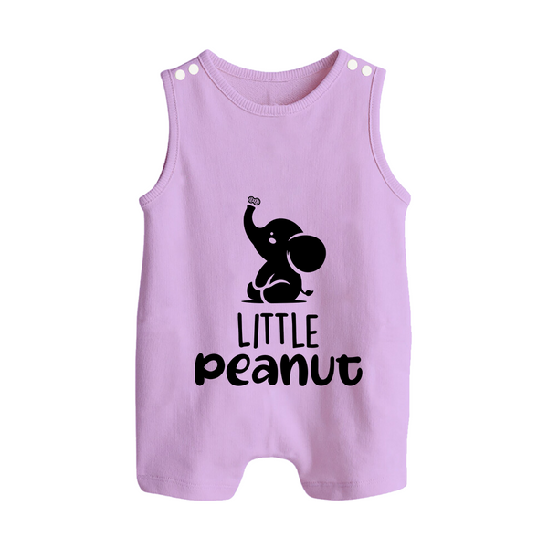 Little Peanut Romper Suit | Custom Baby Romper Suit for Your Little One - LILAC - 0 - 5 Months Old (Chest 18")