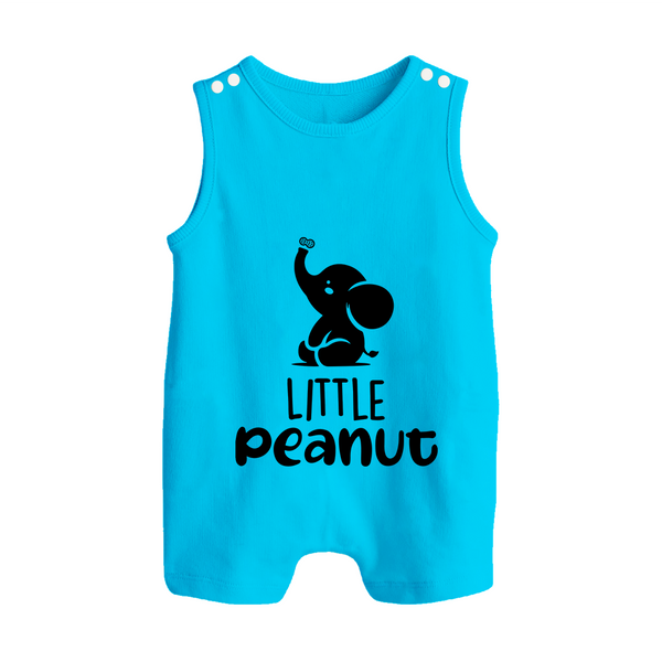 Little Peanut Romper Suit | Custom Baby Romper Suit for Your Little One - SKY BLUE - 0 - 5 Months Old (Chest 18")