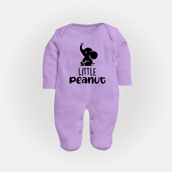 Little Peanut Sleep Suit | Custom Baby Sleep Suit for Your Little One - LILAC - New Born (Chest 7.5")
