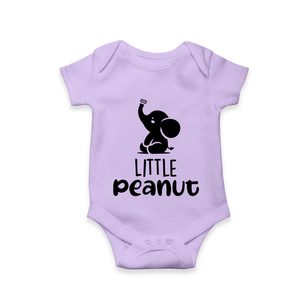 Little Peanut Romper | Custom Baby Romper for Your Little One - LILAC - New Born (Chest 14")