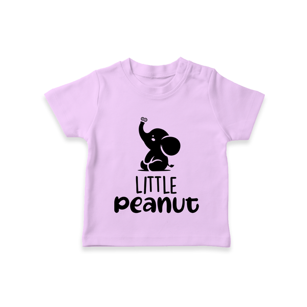 Little Peanut TShirt | Custom Baby TShirt for Your Little One - LILAC - 0-5 Months Old (Chest 17")