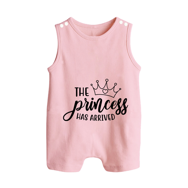 The Princess Has Arrived Romper Suit | Custom Baby Romper Suit for Your Little Princess - BABY PINK - 0 - 5 Months Old (Chest 18")