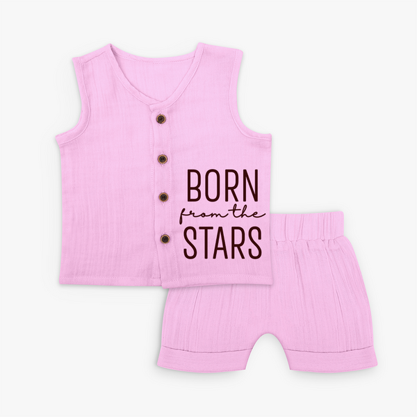 Born From the Stars Jabla Set | Custom Baby Jabla Set for Your Little Miracle - BABY PINK - 0 - 3 Months Old (Chest 9.8")