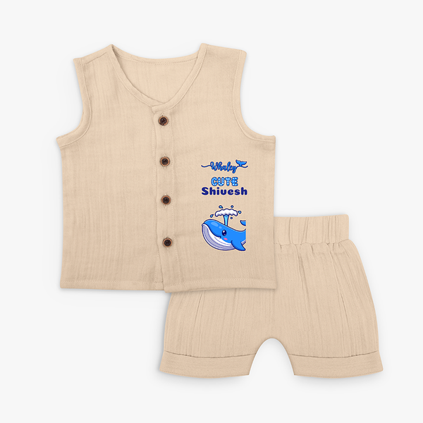 Whaley Cute - Cute Jabla Set For Babies - CREAM - 0 - 3 Months Old (Chest 9.8")