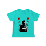Jailer Silhouette Print Baby T-Shirt - TEAL - 0-5 Months Old (Chest 17")