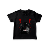 Jailer Silhouette Print Baby T-Shirt - BLACK - 0-5 Months Old (Chest 17")