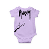 Hukum Signature Print Baby Romper - LILAC - New Born (Chest 14")