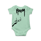 Hukum Signature Print Baby Romper - MINT GREEN - New Born (Chest 14")
