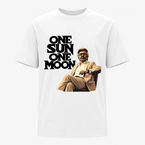 One Sun One Moon Thalaivar Graphic Adult T-Shirt