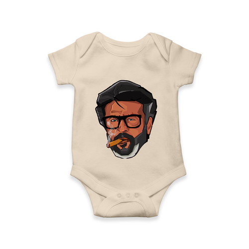 Rajini Face Art Print Baby Romper