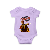Hukum Action Hero Print Baby Romper - LILAC - New Born (Chest 14")