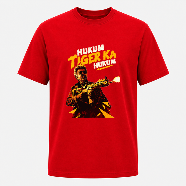 Hukum Tiger Ka Hukum Thalaivar  Adult T-Shirt