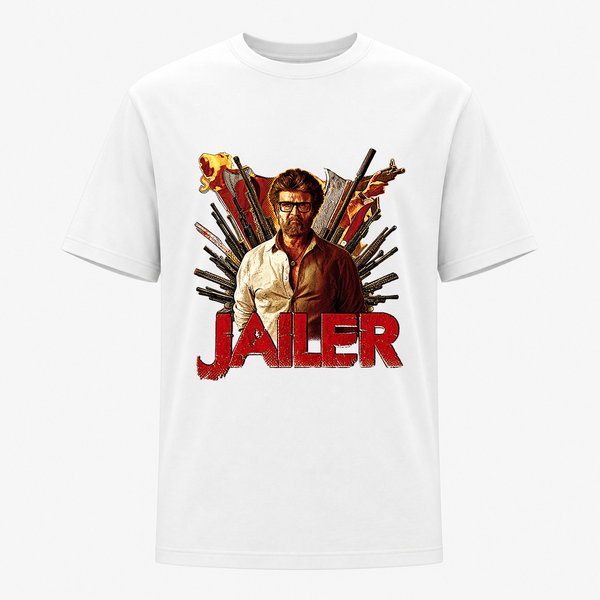 Jailer Thalaivar Mass Action Graphic Adult T-Shirt