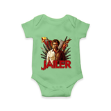 Jailer Poster Print Baby Romper - GREEN - New Born (Chest 14")