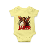 Jailer Poster Print Baby Romper - PASTEL YELLOW - New Born (Chest 14")