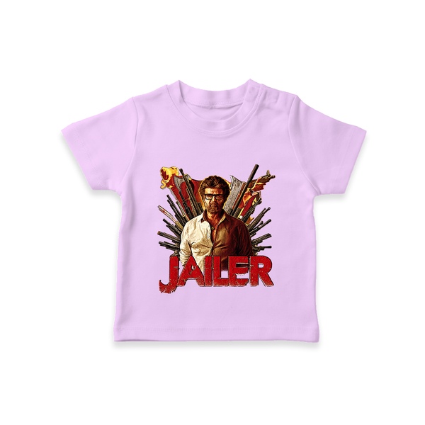 Jailer Poster Print Baby T-Shirt - LILAC - 0-5 Months Old (Chest 17")