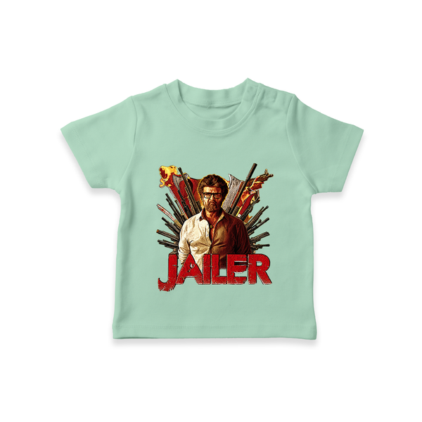 Jailer Poster Print Baby T-Shirt - MINT GREEN - 0-5 Months Old (Chest 17")