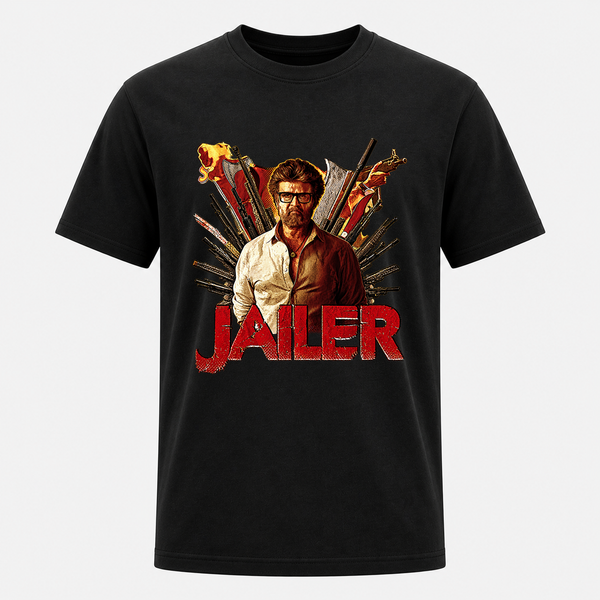 Jailer Thalaivar Mass Action Graphic Adult T-Shirt