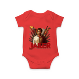Jailer Poster Print Baby Romper - RED - New Born (Chest 14")