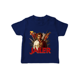 Jailer Poster Print Baby T-Shirt - NAVY BLUE - 0-5 Months Old (Chest 17")