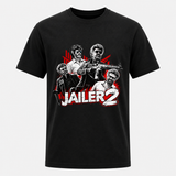Jailer 2 Thalaivar Action Collage Graphic Adult T-Shirt