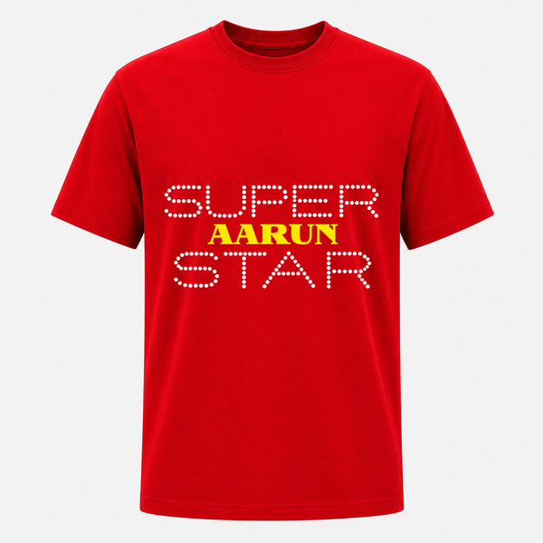 Super Star Graphic Print Adult T-Shirt