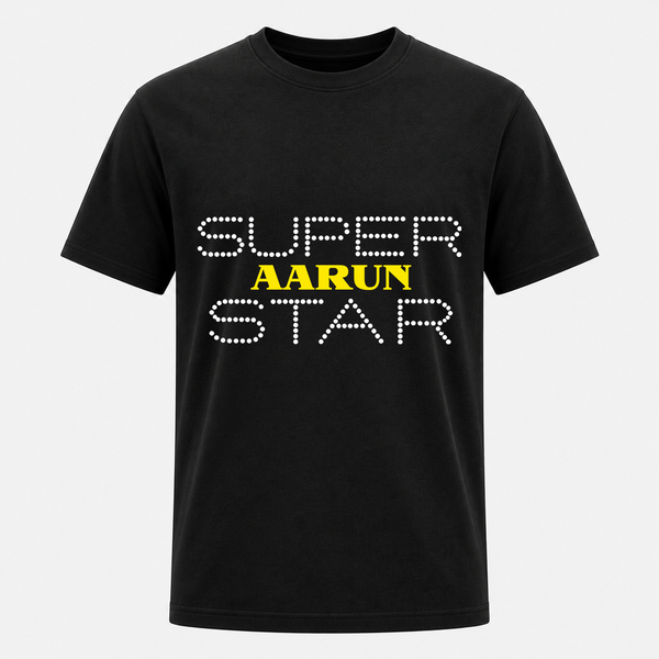 Super Star Graphic Print Adult T-Shirt