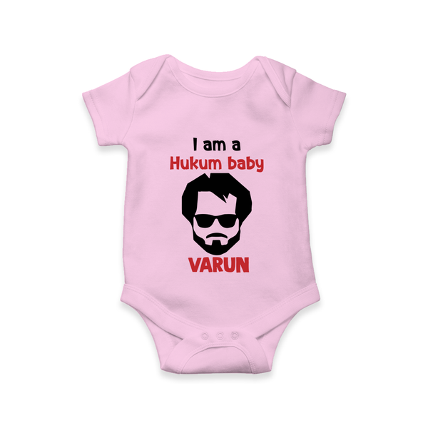 Hukum Baby Graphic Print Romper - BABY PINK - New Born (Chest 14")