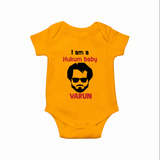 Hukum Baby Graphic Print Romper - CHROME YELLOW - New Born (Chest 14")