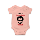 Hukum Baby Graphic Print Romper - PEACH - New Born (Chest 14")