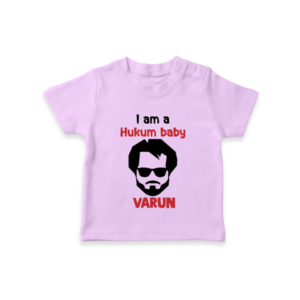 Hukum Baby Graphic Print T Shirt - LILAC - 0-5 Months Old (Chest 17")