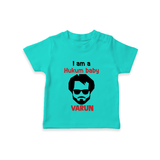 Hukum Baby Graphic Print T Shirt - TEAL - 0-5 Months Old (Chest 17")