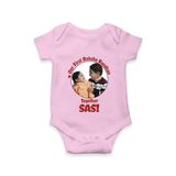 First Raksha Bandhan Infant Romper - BABY PINK - New Born (Chest 14")