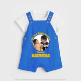 First Raksha Bandhan Infant Dungaree - COBALT BLUE - 0 - 5 Months Old (Chest 18")