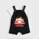 Baby’s First Rakhi Celebration Dungaree  - BLACK - 0 - 5 Months Old (Chest 18")