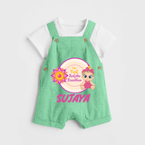 Infant First Raksha Bandhan Dungaree - GREEN - 0 - 5 Months Old (Chest 18")