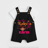 Baby First Rakhi Dungaree  - BLACK - 0 - 5 Months Old (Chest 18")