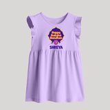 Happy Rakhi Outfit | Gentle Baby Frock for Baby Celebrations - LILAC - 0 - 3 Months Old (Chest 17")