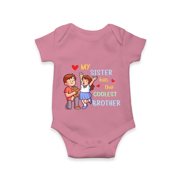 Baby Brother and Sister Romper/Onesie | Perfect for Gifting - ONION - New Born (Chest 14")
