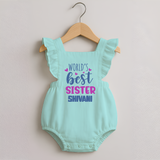 Sibling Love Romper Frock | Cute Brother Sister Matching Wear - MINT GREEN - 0 - 3 Months Old (Chest 19")