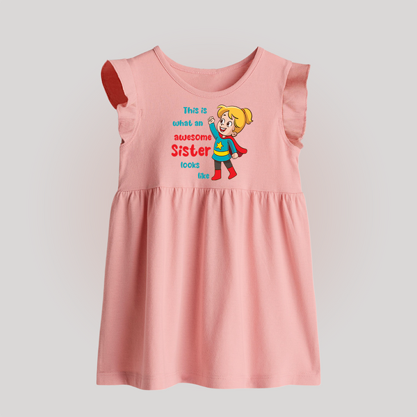 Baby Sibling Matching Clothes | Brother and Sister Celebration  Baby Frock - BABY PINK - 0 - 3 Months Old (Chest 17")