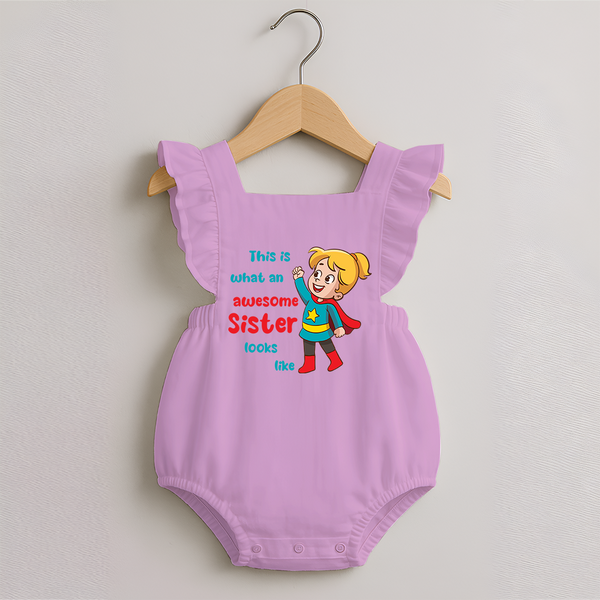Baby Sibling Matching Clothes | Brother and Sister Celebration  Romper Frock - BABY PINK - 0 - 3 Months Old (Chest 19")
