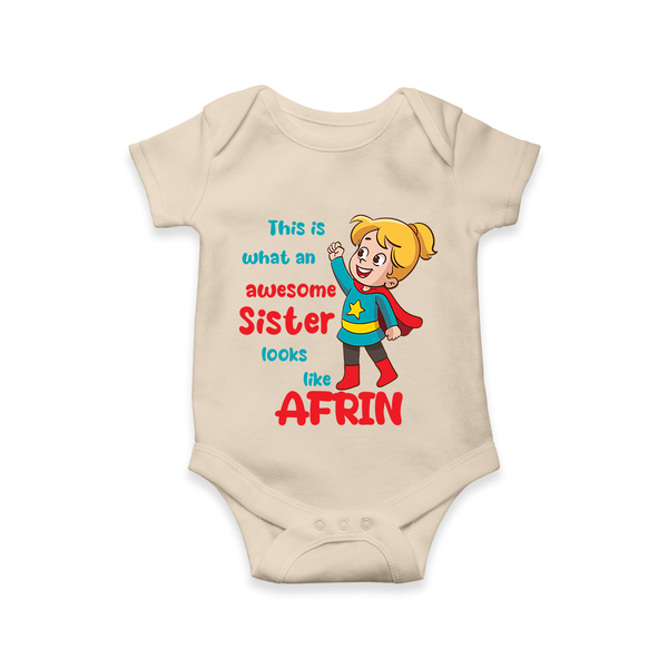 Baby Sibling Matching Clothes | Brother and Sister Celebration  Romper/Onesie - IVORY - New Born (Chest 14")