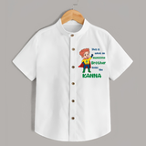 Sweet Brother Sister Baby Shirt | Soft Fabric Matching Shirt - WHITE - 0 - 6 Months Old (Chest 23")